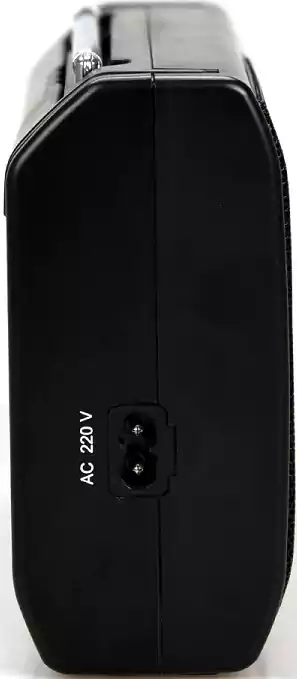Kchibo AM-FM Radio, Battery, Built-in Speaker, Earphone Input, Black, KK-8120