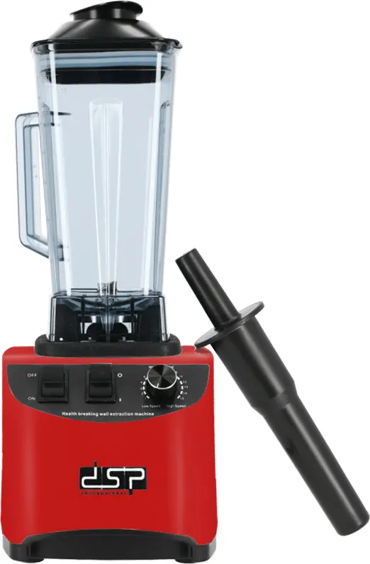 خلاط كهربائي دي إس بي، 1800 وات، 2 لتر، أحمر KJ2099