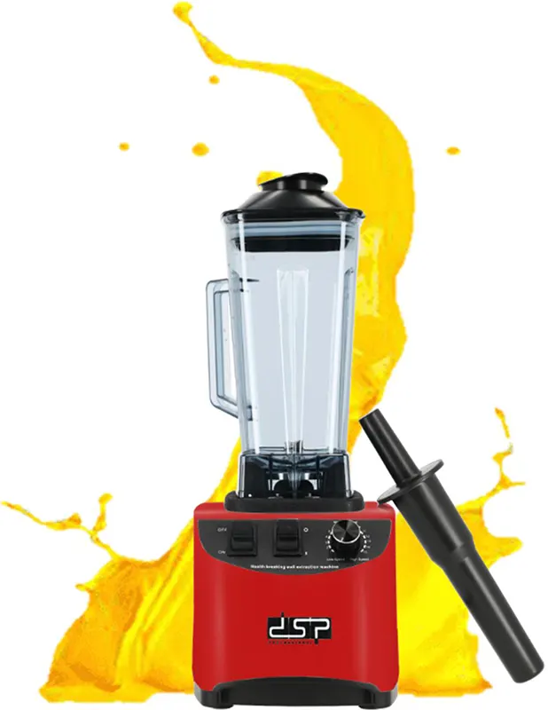 خلاط كهربائي دي إس بي، 1800 وات، 2 لتر، أحمر KJ2099