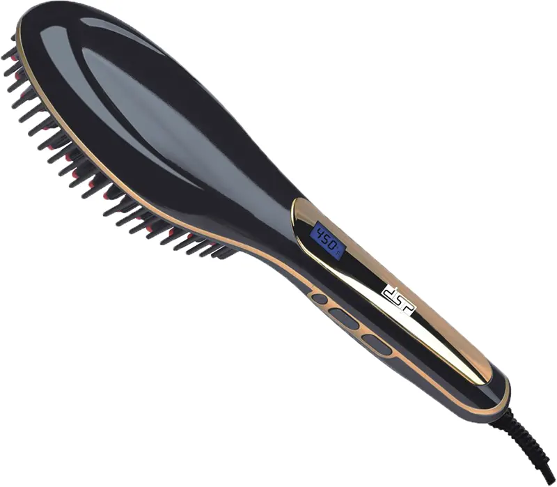 فرشاة فرد الشعر الكهربائية من دي إس بي، 230 درجة سيليزيوس، أسود، E-10001SC