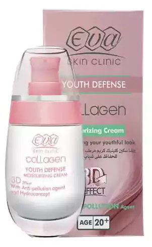 كريم مرطب ايفا كولاجين سكين كلينيك +20، 50 مل