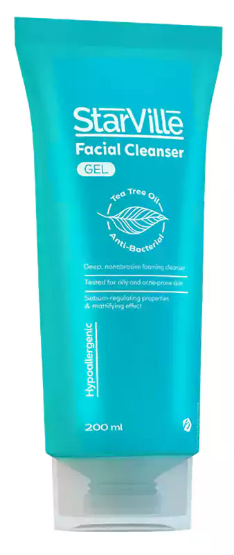 غسول ستارفيل جل غسول الوجه بزيت شجرة الشاي، 200 مل
