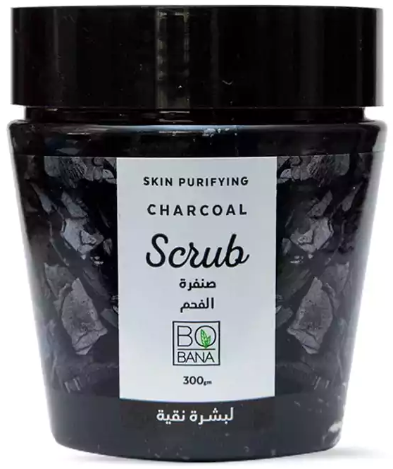 سكراب بوبانا للوجه والجسم سكراب الفحم، 300 جم