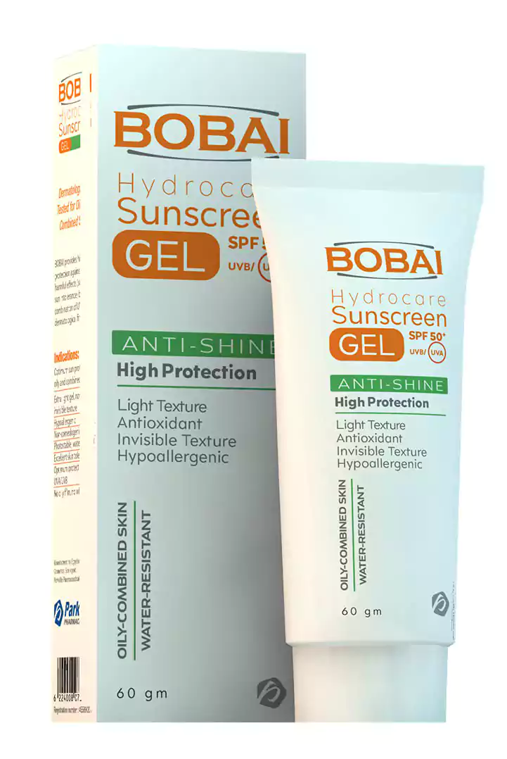 بوباي صن بلوك جل، صن بلوك للبشره الدهنيه والمختلطه بعامل حمايه 50+، 60 مل