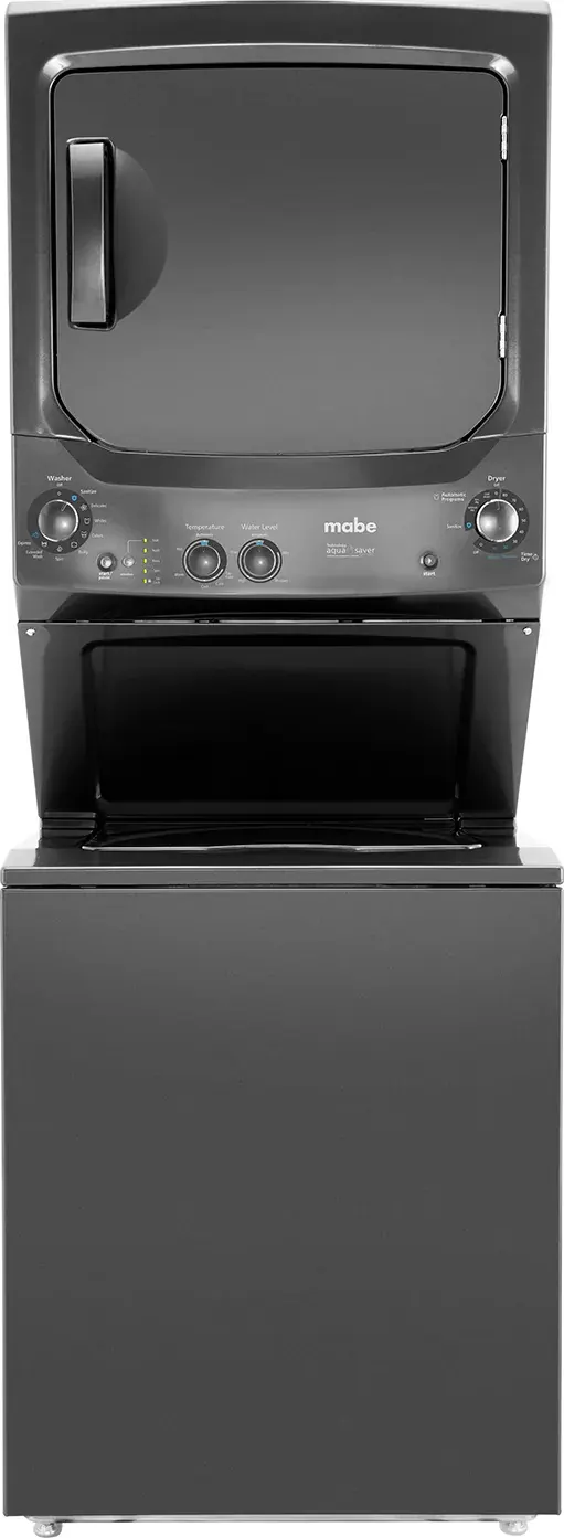 غسالة ملابس فوق أتوماتيك مابي، تحميل علوي، 15 كجم، أسود، MCL-1540EED