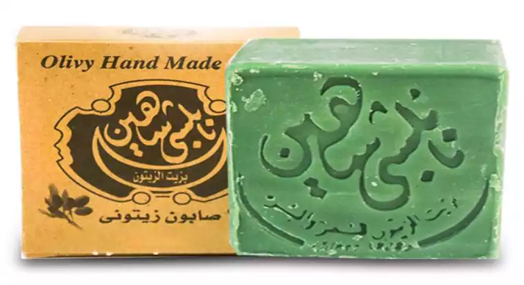 صابونة نابلسي شاهين صابون زيتوني بزيت الزيتون، 120 جم