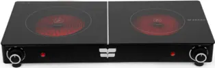 بوتاجاز مسطح كهرباء فريش، 2 عين، 2800 وات، أسود