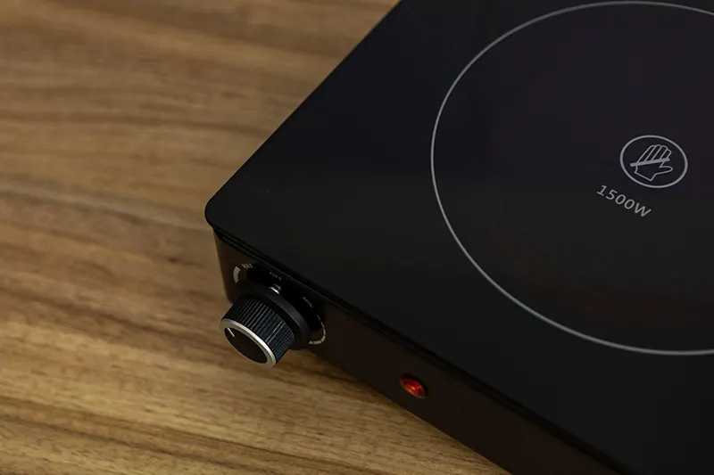 بوتاجاز مسطح كهرباء فريش، 2 عين، 2800 وات، أسود