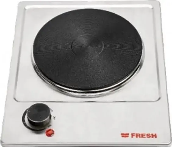 بوتاجاز مسطح كهرباء فريش، 1 عين، 1500 وات، فضي