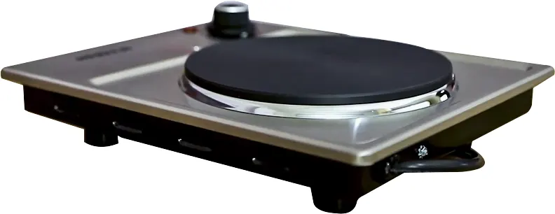 بوتاجاز مسطح كهرباء فريش، 1 عين، 1500 وات، فضي