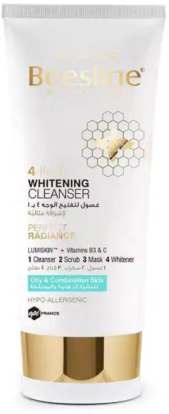 غسول بيزلين غسول لتفتيح البشرة 4 في 1 ، 150 مل