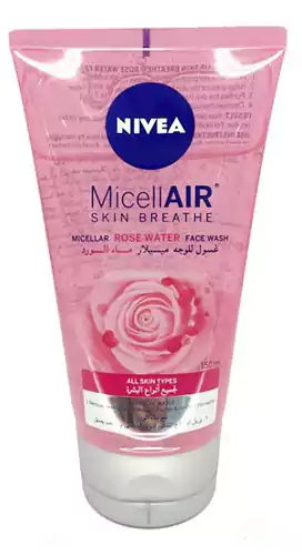 غسول نيفيا غسول الوجه ميسيلار ماء ورد، 150 مل
