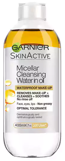 غارنييه مزيل مكياج  منظف بالزيت ماء ميسيلار، 400 مل