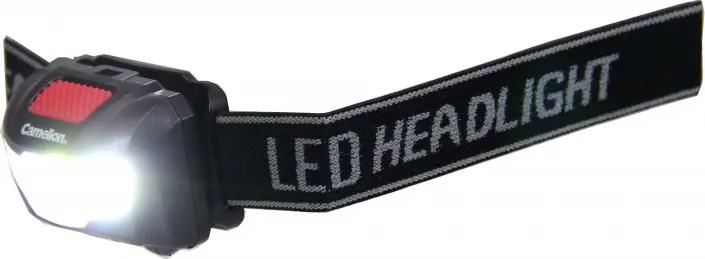 كشاف رأس كاميليون، ليد، إضاءة بيضاء، أسود، S58