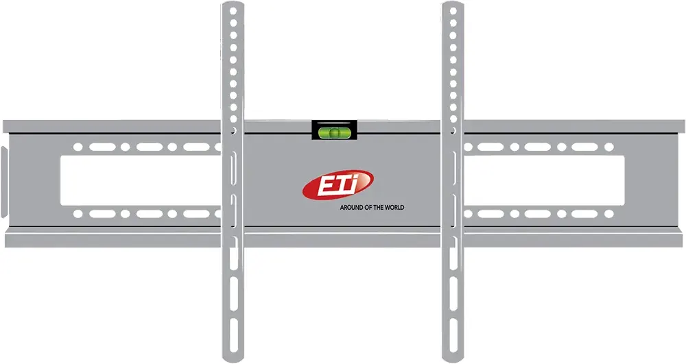 حامل شاشة ثابت من إي تي آي  ،مقاس 42-65 بوصة ، فضيB130
