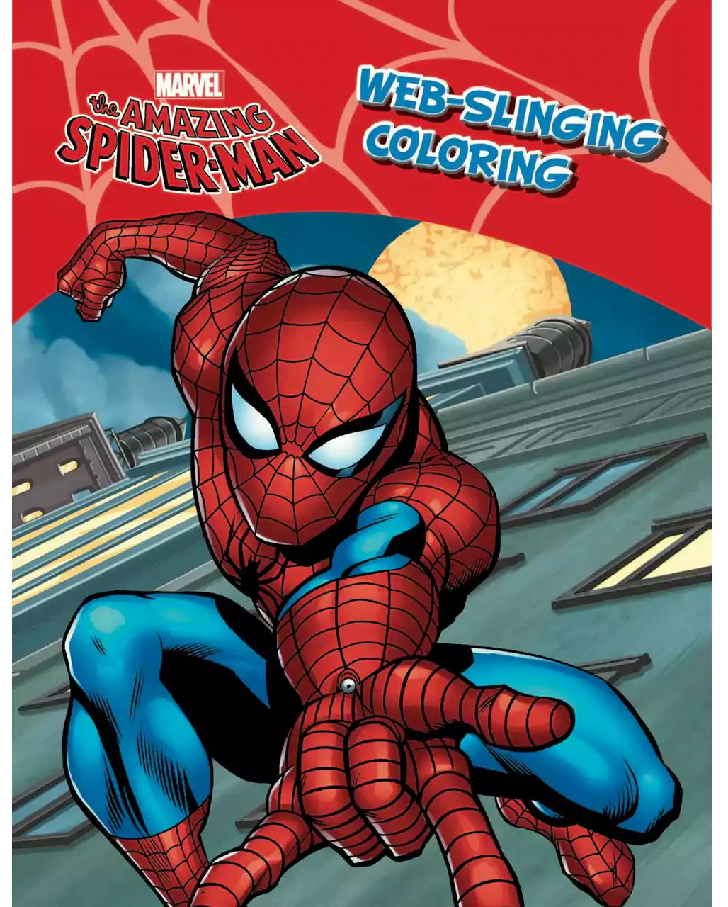 كتاب تلوين مارفيل مذهلة سبايدر مان ويب حبال