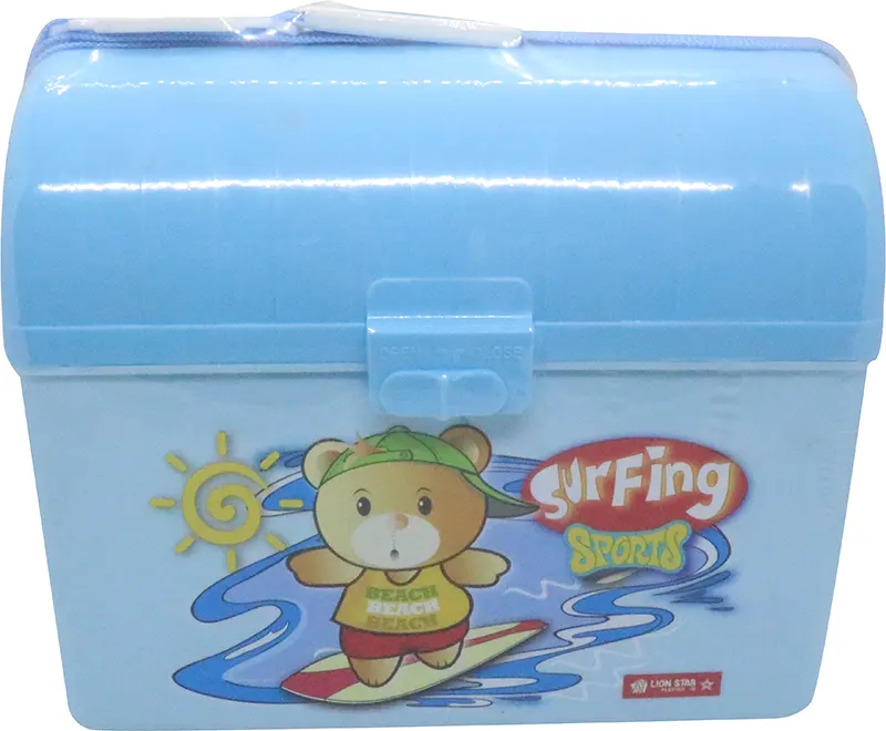 لانش بوكس من لايون ستار، ١ قطعة، مناسب للأطفال رسمة دبدوب SB2-42.079- أختيار اللون عشوائي