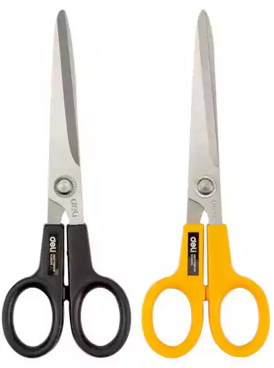 مقص استانلس ديلي، يد بلاستك، 17.8 سم، أسود، 6014