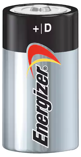 بطاريات إنرجايزر ماكس D قلوية، بطارية واحدة