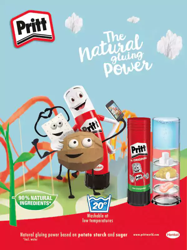 جلو ستيك بريت  أبيض، 10جم،  تصميم أحمر