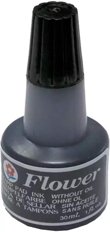 حبر ختم سائل أسود اللون من فلاور، 0034