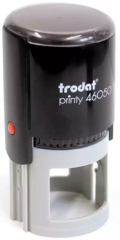ماكينة ختم تروديت برنتي، دائرية، أسود 46050