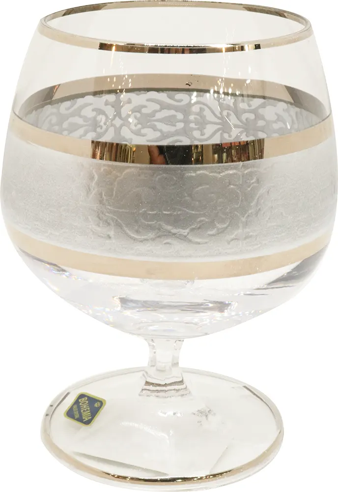 طقم كاسات لورا  ديكاله بلاتين 9672