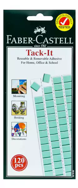 مجموعة من الأشرطة الملونة من تاك إت من فابر كاستل، 50 جرام، أخضر