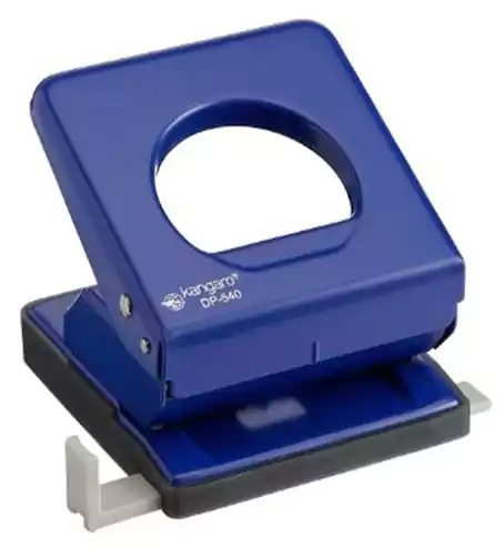 خرامة ورق مكتبية كنجارو، ثقبين، أزرق DP-540