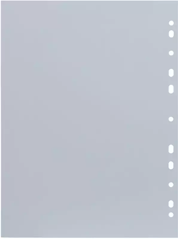 فواصل ملفات A4 ديجيتال، من 1 إلى 6