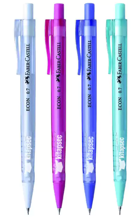 قلم سنون فبركاسيل الوان شفاف ECON 0.5