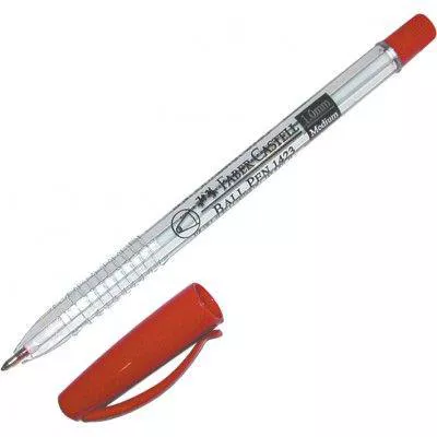 قلم حبر جاف فابر كاستل، 1 ملم، أحمر، 1423
