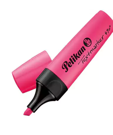 قلم هايلايتر بليكان فسفوري، فوشيا، سن مشطوف