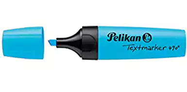 قلم هايلايتر بليكان فسفوري، لبني، سن مشطوف