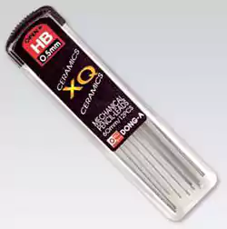 سنون قلم رصاص HB دونج إيه  ، 0.5 ملم، 12سن ، رصاصي