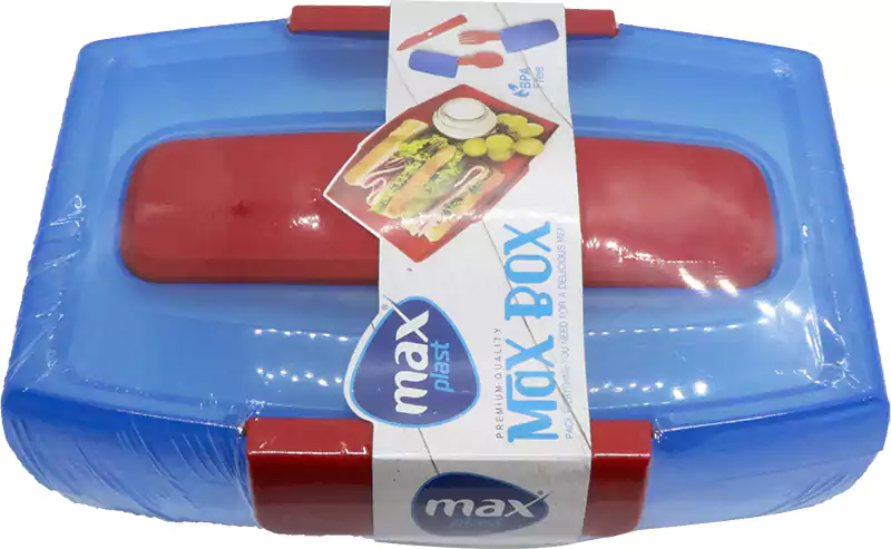 لانش بوكس  من ماكس 1 قطعة مناسب للأطفال ملون - أختيار اللون عشوائي