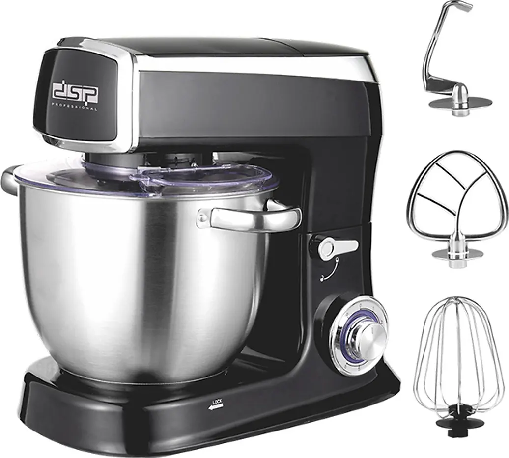 عجان دي إس بي، 1500 وات، 8 لتر، 6 سرعات، أسود، KM3051