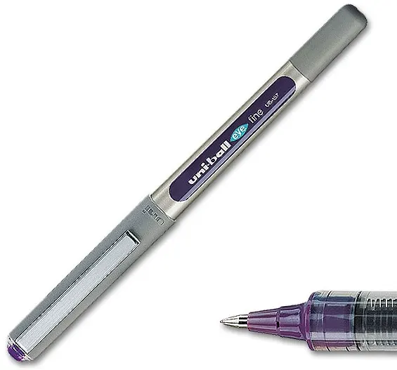قلم حبر سايل يوني بول، بنفسجي