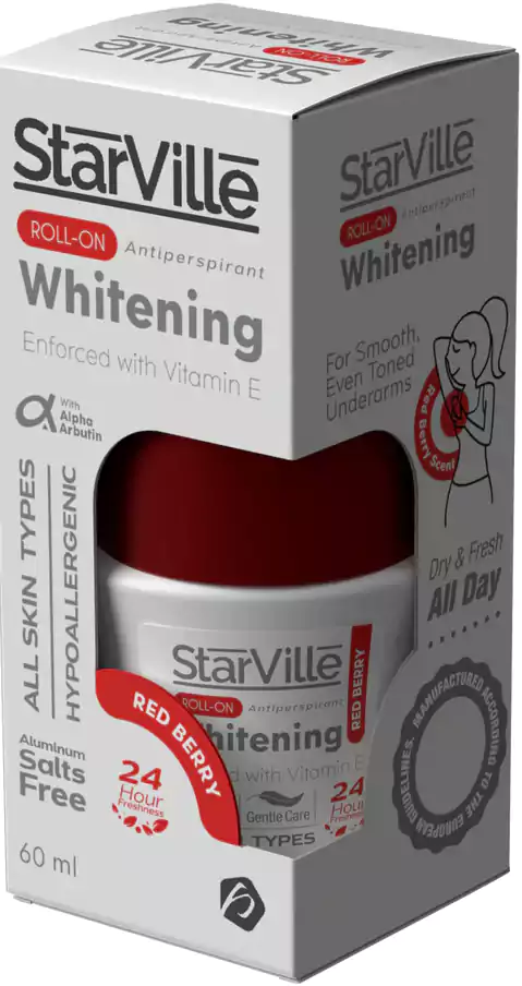 مزيل عرق رول اون وايتنينج ريد بيرى من ستارفيل  للنساء 60 مل