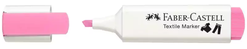 قلم ماركر فابر كاسيل سن مشطوف، ثابت، وردي