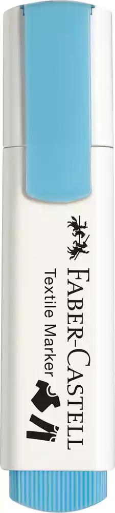 قلم ماركر فابر كاسيل سن مشطوف، ثابت، لبني