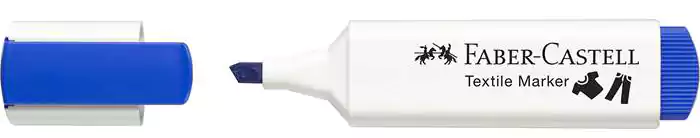 قلم ماركر فابر كاسيل سن مشطوف، ثابت، أزرق نيلي