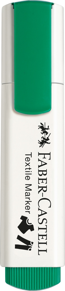 قلم ماركر فابر كاسيل سن مشطوف، ثابت، أخضر غامق