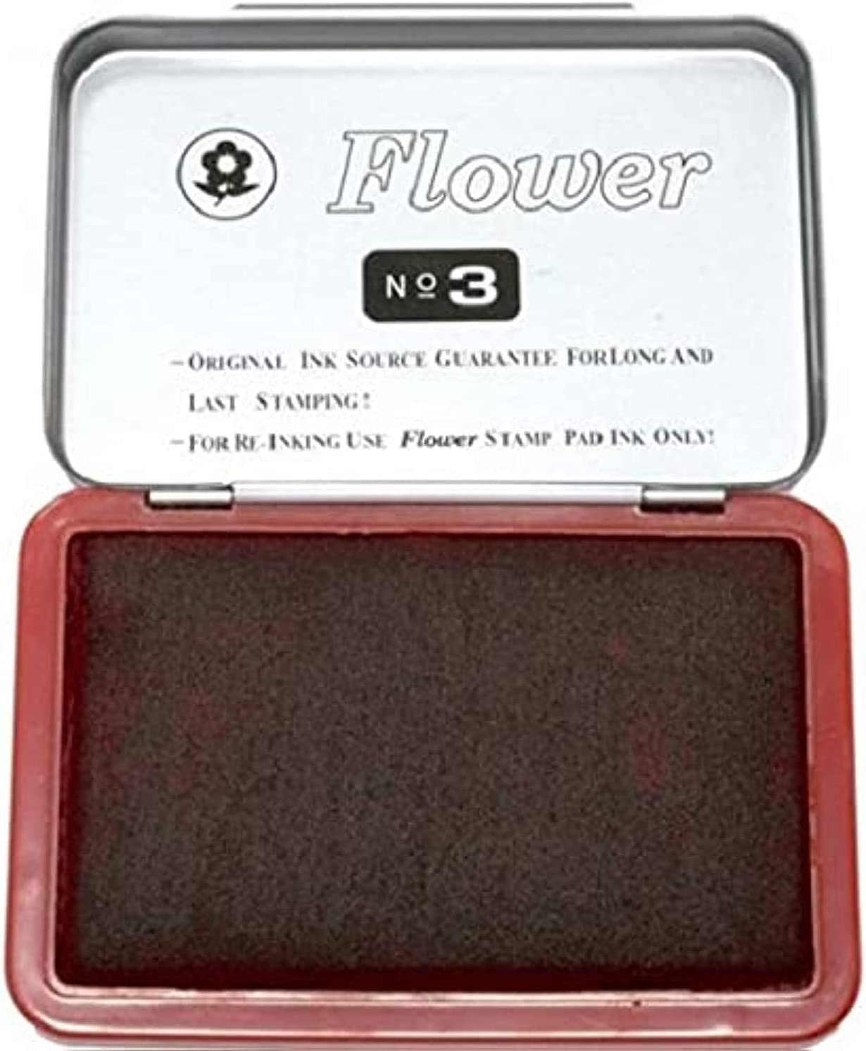 بادة ختم حبر فلاور، أحمر