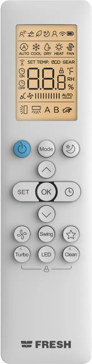 تكييف هواء فريش سمارت، 3 حصان، بارد- ساخن، أبيض، SFW24H-OW-X4