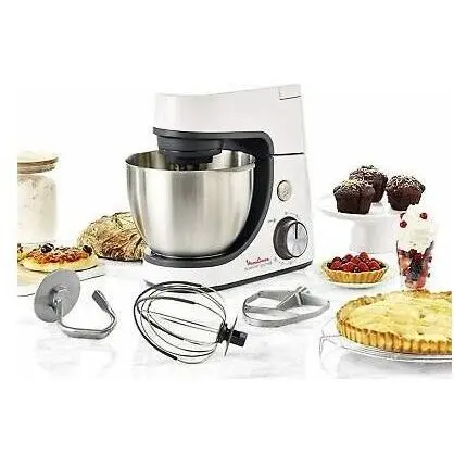 عجان مولينكس ماستر شيف جورميه، 4.6 لتر، 1100 وات، 6 سرعات، أبيض، QA510110