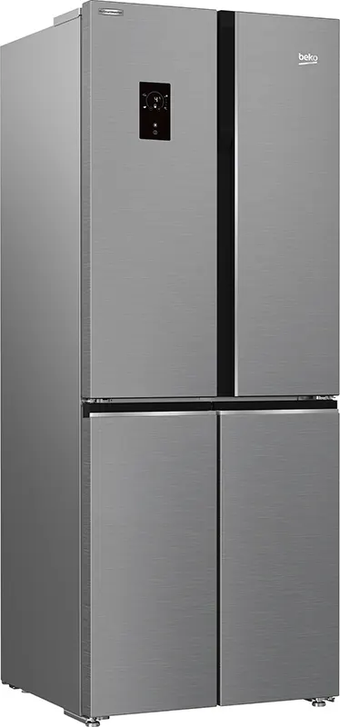 ثلاجة بيكو، نوفروست، 450 لتر، انفرتر، 4 أبواب، شاشة ديجيتال، استانليس ستيل ، GNE480E20ZXP