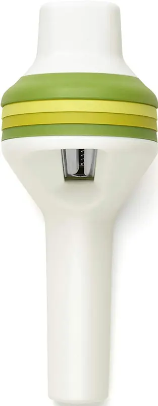 قطاعة خضار يدوية سيليكون تعمل بالضغط - أخضر