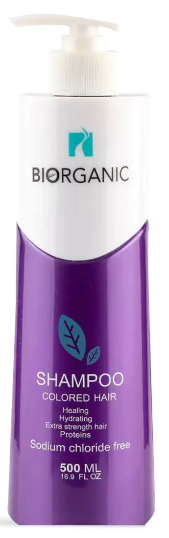 شامبو  للشعر المصبوغ خالي من السلفات من بيورجانيك موف 500مل