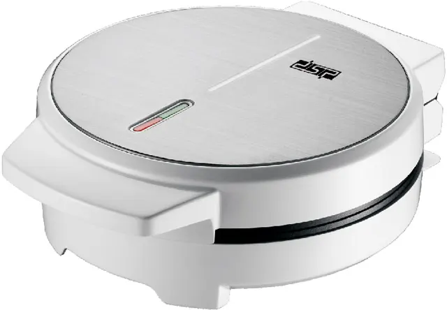 صانع الوافل دي إس بي، 1 شريحة، 1000 وات، أبيض، KC1144